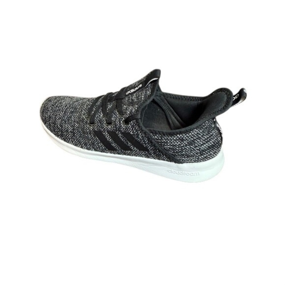 Adidas Cloudfoam Pure 20‎ Running Shoes Black White Speckled Men's Size 9 - Picture 4 of 6
